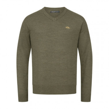 Blaser Merino V-Neck Olive