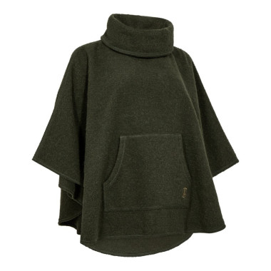 Dámske vlnené pončo DEERHUNTER Lady Wilder Poncho